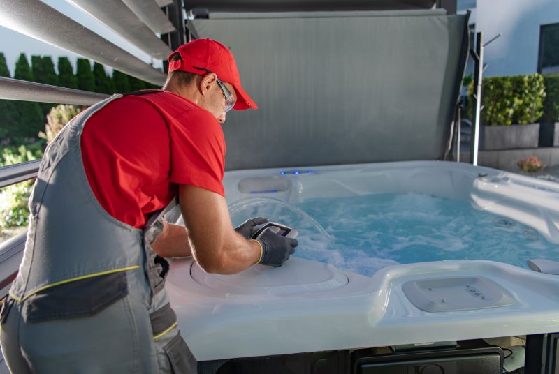 Professional Hot Tub Setup